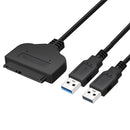 USB 3.0 to SATA Adapter Cable 22 pin For 2.5 inch HDD SSD Adapter Hard Disk Converter Laptop With Extra Power Data Cable