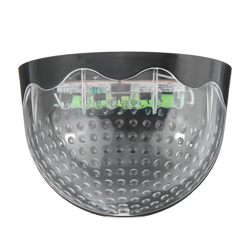 6 LED Solar Power Light Waterproof Warm Light Auto Light Control Outdoor Yard Garden Lawn Wall Lamp