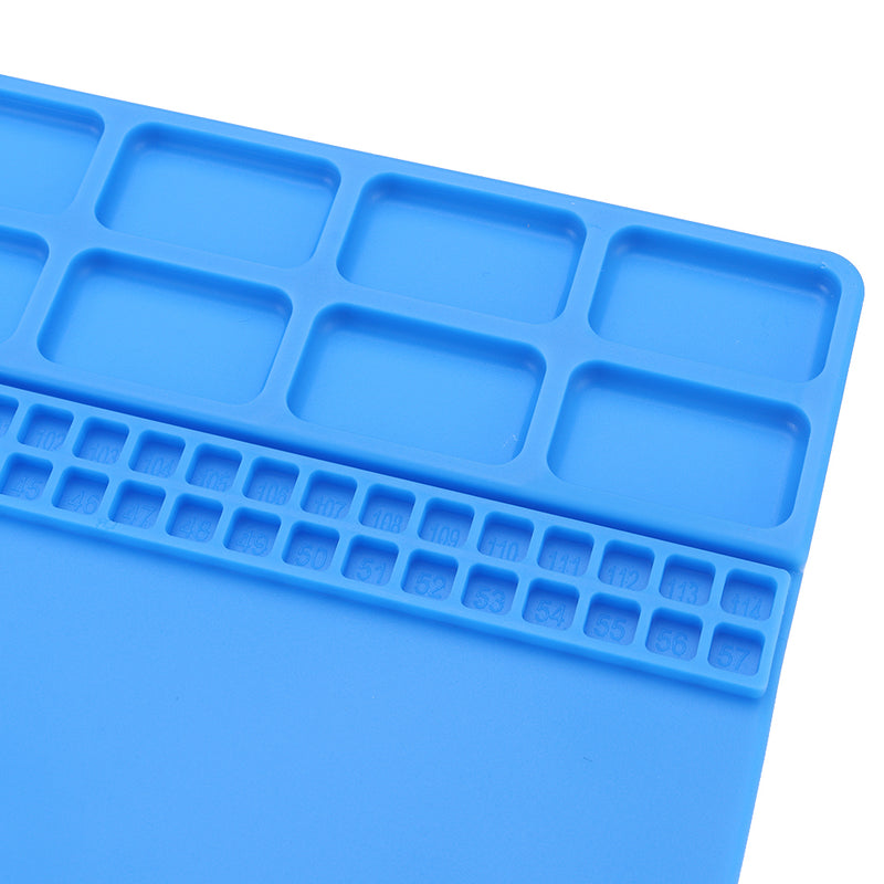 35x25cm Magnetic Heat Resistant Silicone Pad Desk Mat Maintenance Platform Heat Insulation BGA Soldering Repair Station