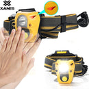 XANES SB-101D-8W 1200 Lumens Headlight Outdooors Running BicyclE Mountaineering Fishing Headlamp