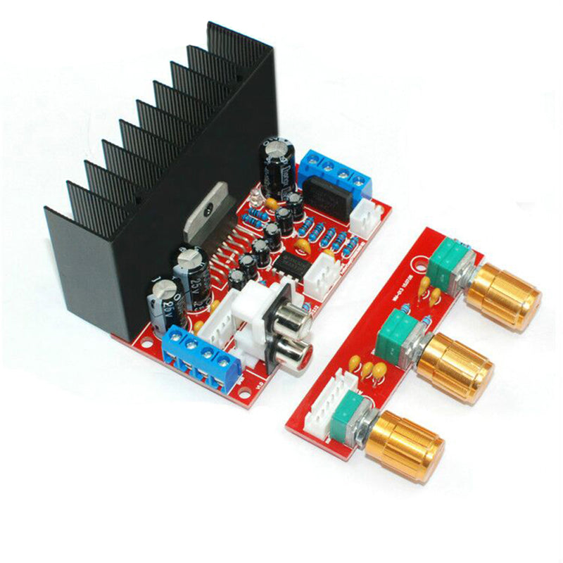 TDA7377 Audio Amplifier Board Subwoofer Mega Bass 2.1 Power Amplifier Board DIY Kit Single Power Supply