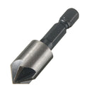 5pcs 5 Flute 82/90 Degree Countersink Drill Bit Set Counter Sink Chamfer Bits