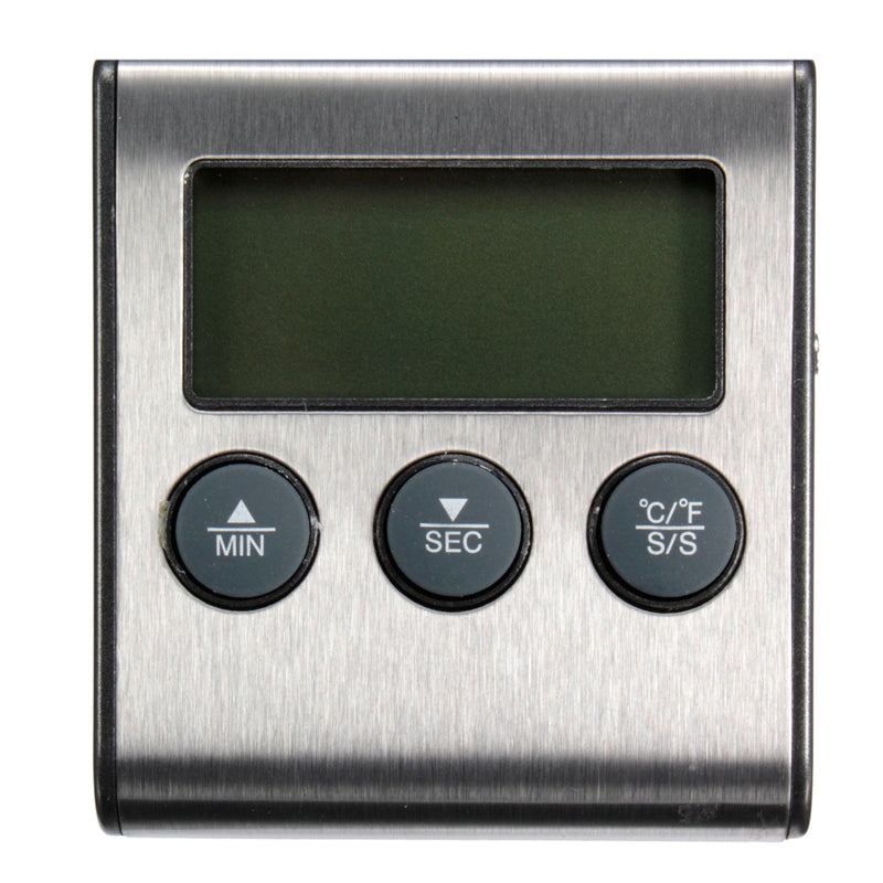 LCD Timer BBQ Termometro Digital Thermometer Sonda Cocina Comida Temperatura 482F Horno