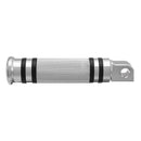 Motorcycle Silver Aluminum Foot Pegs Footrests For Harley Touring Sportster Softail Dyna Bobber