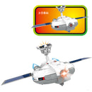 3 in 1 DIY Solar Power Educational Building Block Toys Spaceship Lunar Exploration Fleet Transformation Robot Kits Kids Gift