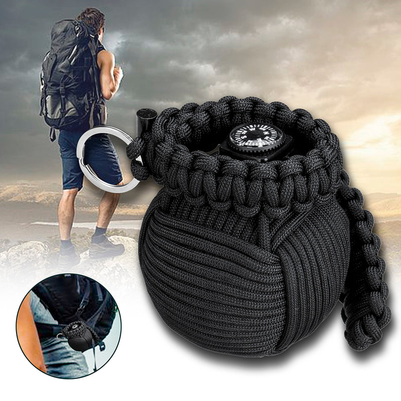 48PCS first aid Kit Hiking Camping Fishing Outdoor Emergency Kit Camping Climbing Bag Black Emergency Case