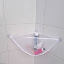 Powerful Sucker Home Bathroom Storage Supplies Multifunctional Children's Toys Storage Hanging Bag Mesh Cloth Drain
