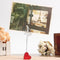 Red Stand Circle Iron Clip Card Stand Photo Card Holder Memo Paper Message Clip Desk Decor