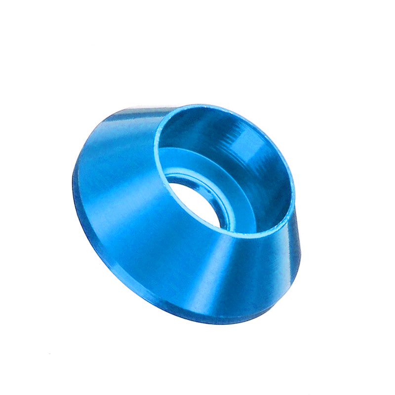 Suleve M3AN6 10Pcs M3 Cup Head Hex Screw Gasket Washer Nuts Aluminum Alloy Multicolor