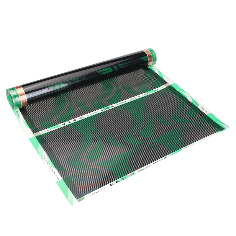50cm 0.5M/1M/2M/3M 220V Far Infrared Floor Heating Film Crystal Carbon Fiber Vinyl Film Underfloor Heating