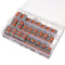 Excellway 60Pcs 2/3/5 Holes Spring Conductor Terminal Block Electric Cable Wire Connector