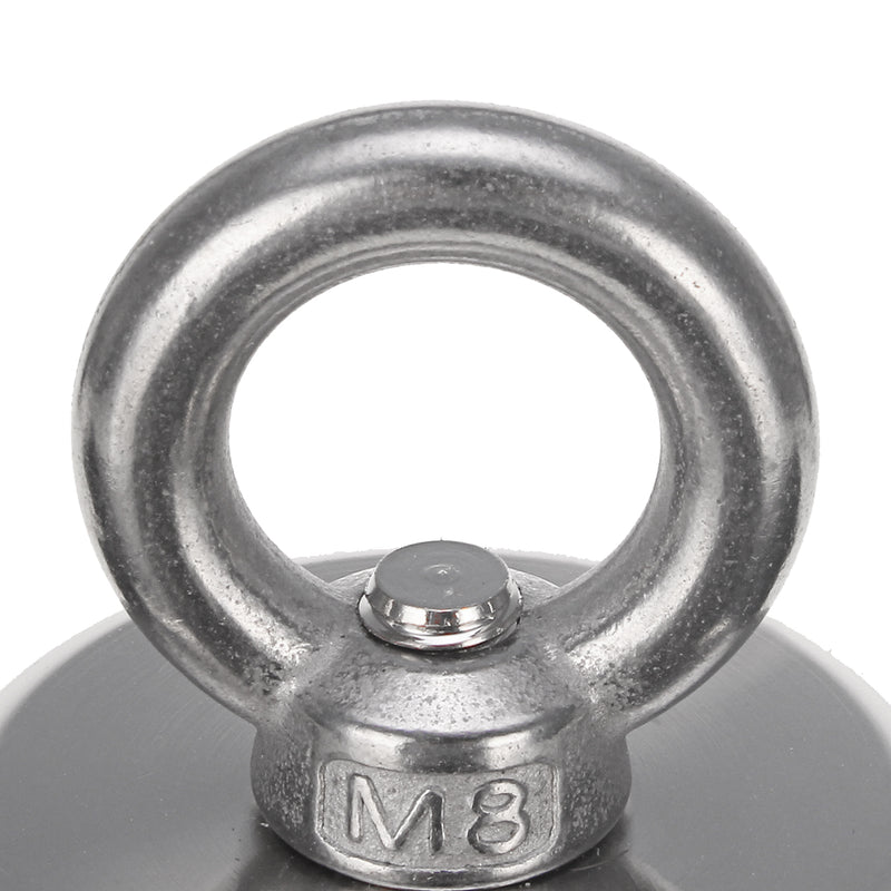 96KG D50mm Neodymium Recovery Magnet Fishing Metal Sea River Treasure Hunting Search Magnet