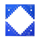 2pcs Aluminium Alloy 1/8 to 2-1/4 Inch Depth Gauge Saw Gauge for Table Saw Router Table Set Up Miter Cutting Woodworking