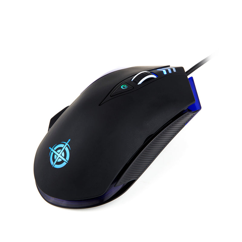 MAGIC REFINER MG4 6 Keys 4000 DPI USB Wired Optical Gaming Mouse Adjustable LED Backlit for PC Laptop