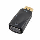 HDMI to VGA Converter With Audio Cable Male to Female for PC Laptop Tablet Support HDTV Adapter
