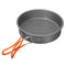 8Pcs Camping Aluminum Pot Bowl Portable Outdoor Picnic Cooking Pan Set Cookware