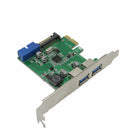 SSU N14S PCI - E to USB 3.0 Expansion Card with Front 19 / 20 Pin Interface for Desktop Computer