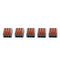 Excellway 222-413 10Pcs 3 Pin Spring Terminal Blocks Electric Cable Lever Wire Connectors