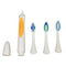 QYG Q2 Sonic Electric Toothbrush Powerful  IPX7 Waterproof Blue & Orange With 3 Toothbrush Head