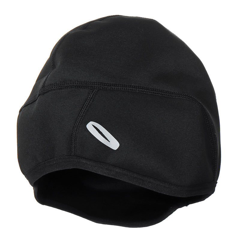 Winter Fleece Motorcycle Warm Cycling Cap Outdoor Sports Thermal Hat Black