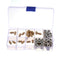 42Pcs/Box 2Pcs 0.2&0.3&0.5&0.6&0.8&1.0mm Nozzle+10Pcs 0.4mm Nozzle+10*PC4-M6+10*PC4-M10 Brass Pneumatic Connector Kit for 3D Printer 1.75mm Filament