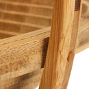 Collapsible Apple Shaped Bamboo Basket Kitchen Fruit Storage Centerpiece Decorations