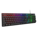 IMICE AK-800 104 keys USB Wired 3 Color LED Backlight Suspended Round Cap Gaming Keyboard