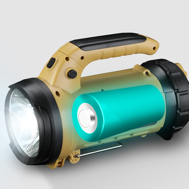 SupFire M9-F Portable Fall-proof Waterproof 340m 210Lumens 5Modes USB Rechargeable Multifunctional LED Search Light Work Light Camping Light-Black/Khaki