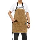 Multifunction Waterproof Aprons Storage Pockets Tool Apron Adjustable Straps