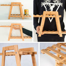 Bamboo Wooden Plant Stand Indoor Outdoor Garden Planter Flower Pot Shelf