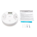 Digital LCD CO Carbon Monoxide Smoke Detector Alarm Poisoning Gas Warning Sensor