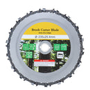 235mm Wood Carving Disc Chain Trimmer Head Brush Cutter Blade for Cut Curve and Carve