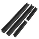 4Pcs Car Door Entry Sill Scuff Guards Door Edge Protector For Jeep Wrangler 2007-2017
