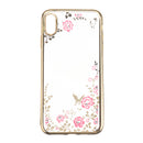 Bakeey Flowers Translucent Shockproof Soft TPU Back Cover Protective Case for iPhone XS Max