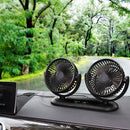 8W Car Fan USB Plug Currency Multi Function360 Degree Adjustable 3 Levels Power