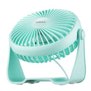 KONKA-KF-07U100 3W Power USB Charging Cooling Fan Mini Low Noise 360 Air Supply Fan