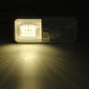 LED Interior Double Dome Ceiling Lights Lamp 6.5W 4500K White 12V for RV Boat Camper Trailer