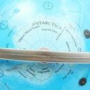 World Globe Earth Ocean Atlas Map With Rotating Stand Geography Educational Desktop Decorations