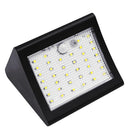 Solar Powered 38LED IP65 Waterproof 500LM PIR Motion Sensor LED Wall Light Outdoor  Security Lamp