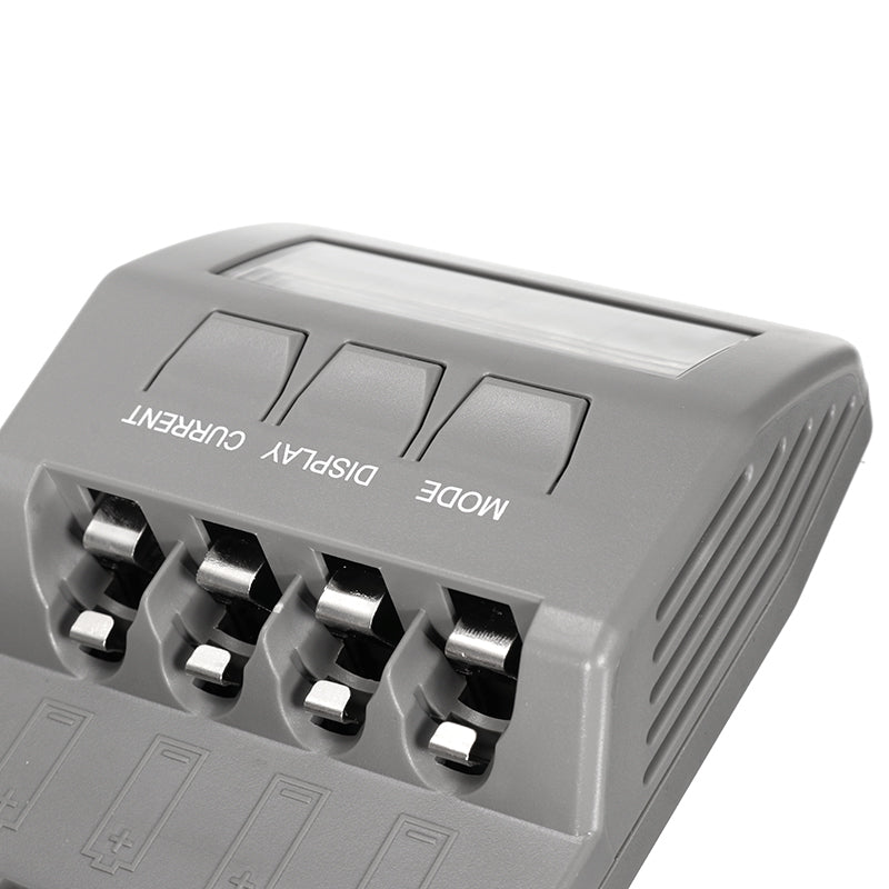 Opus BT-C700 12V LCD Display 4slots AA AAA NiMH NiCd Rechargeable Battery Charger