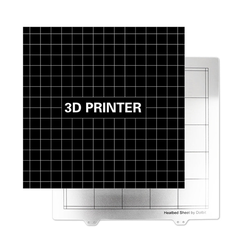 300*300mm Spring Steel Heated Bed + Platform Sticker with Back Glue For Creality CR-10/TEVO Tornado/Lulzbot Taz6 3D Printer