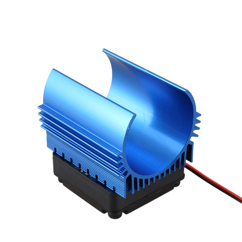 Hobbywing 1: 8 RC Car Motor Radiator + 5V Cooling Fan Assembly Suit for HobbE6D8
