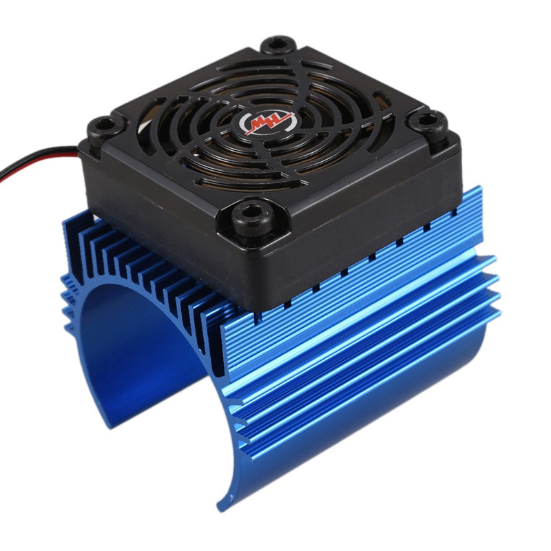 Hobbywing 1: 8 RC Car Motor Radiator + 5V Cooling Fan Assembly Suit for HobbE6D8
