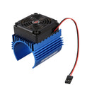 Hobbywing 1: 8 RC Car Motor Radiator + 5V Cooling Fan Assembly Suit for HobbE6D8