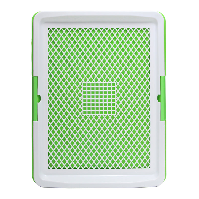 3 Tire Indoor Puppy Dog Pet Potty Training Pee Pad Mat Tray Grass Toilet With Tray