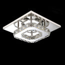 Modern Square Crystal LED Ceiling Light Fixture Pendant Lamp Chandelier Home Decor