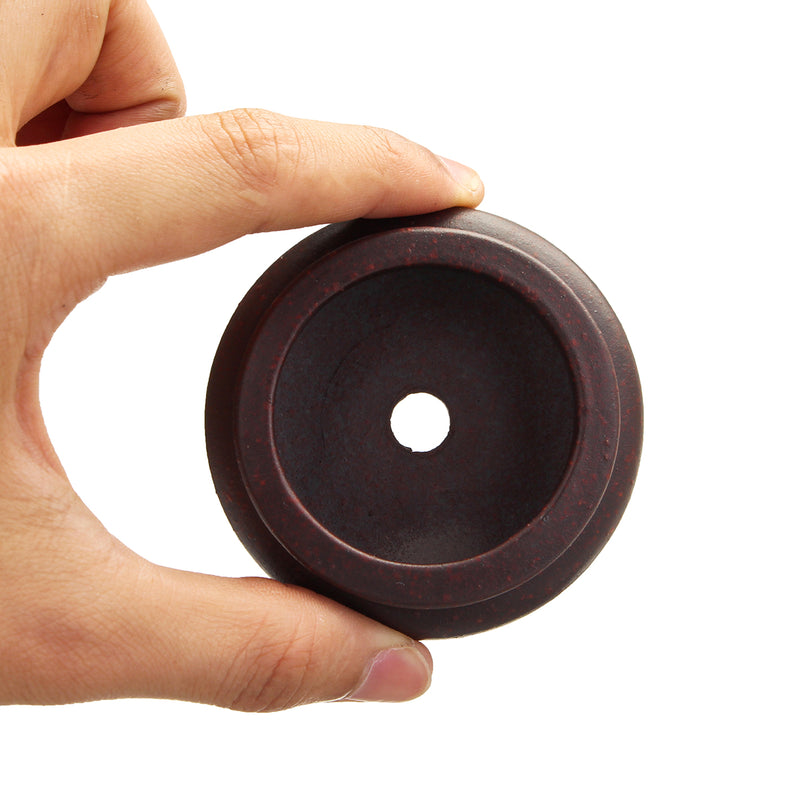 Garden Chinese Style Zisha Flower Pot Mini Round Pot Indoor Bonsai Succulent Plants Pot