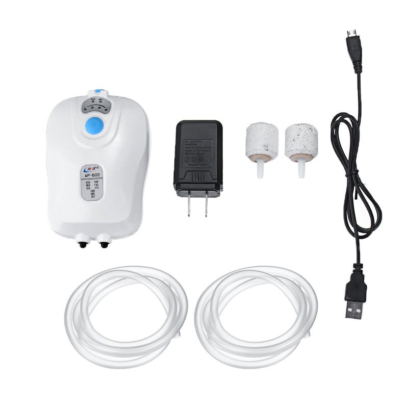 Corded / Cordless Ultra-quiet Fish Tank Aquarium Air Oxygen Pump