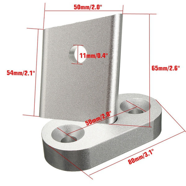 Wind Shield Driving Light Mount Brackets Clamps Lamp Holder Kit 07-15 For Jeep Wrangler