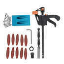 31pcs DIY Woodworking Oblique Hole Drill Pocket Hole Jig 15 Degree Angle Inclined Hole Locator